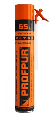 Пена монтажная бытовая PROFPUR ultra всесезонная, 870 мл 01-02-19