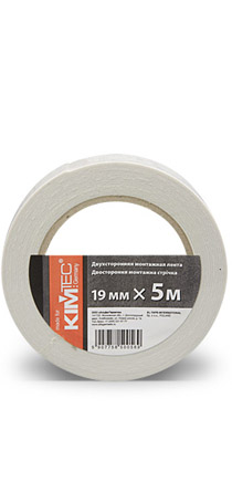 Лента KIM TEC  двухсторонняя монтажная 19 мм x 5м 07-03-35 