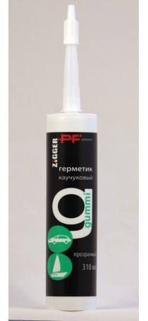 Герметик каучуковый бесцветный ZIGGER PF 310мл 02-02-02