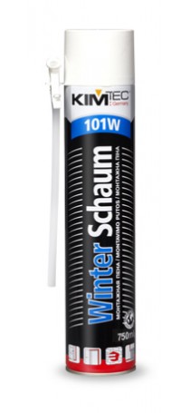 Пена монтажная KIM TEC Winter Schaum 101W 750 мл зимняя 01-03-11