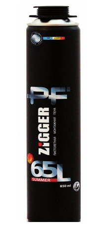 Пена пистолетная ZIGGER PF 65л  850мл. 01-03-58 