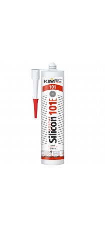 Герметик силиконовый KIM TEC Silicon 101Е 310 мл серый 02-01-48