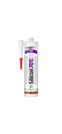 Герметик силиконовый KIM TEC Silicon Sanitar 701S санитарный 310 мл белый 02-01-51