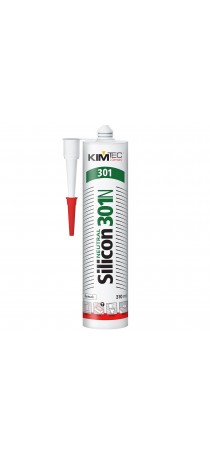 Герметик силиконовый KIM TEC Silicon Neutral 301N 310 мл белый 02-01-61